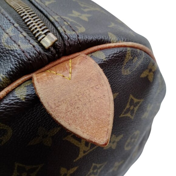 371425BU (S6) Louis Vuitton Travel Bag Keepall 50 Brown Monogram - Picture 6 of 9